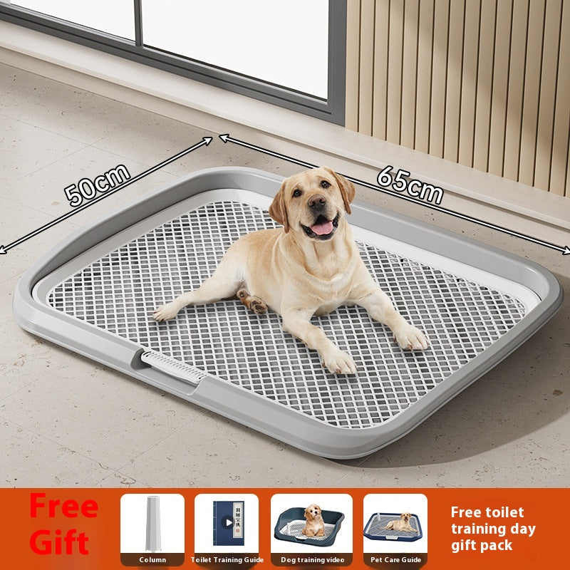 Household Oversized Anti-stepping Shit Flat Dog Toilet