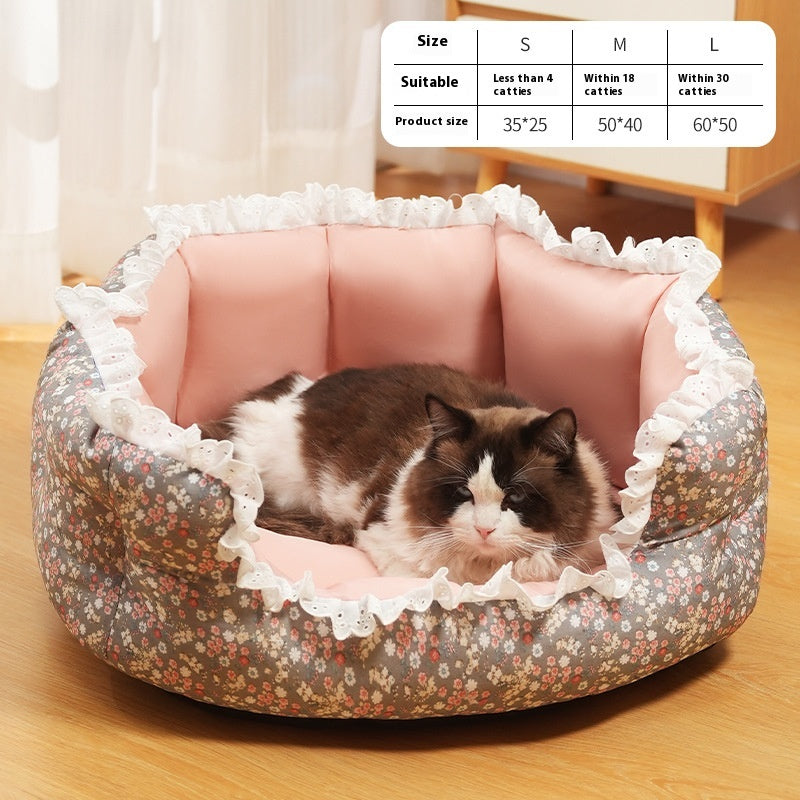 Lace Pet Cushion Mat Four Seasons Universal