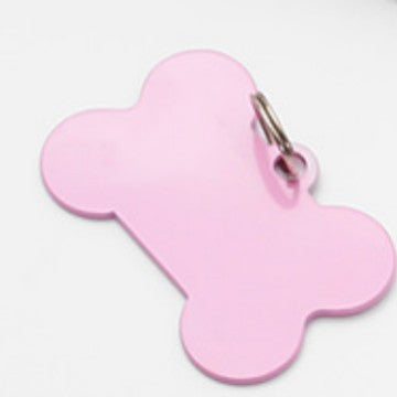 Paint Dog Tag Can Carve Writing Round Footprints Pendant Paw Pet Anti-walking Stainless Steel Pendant