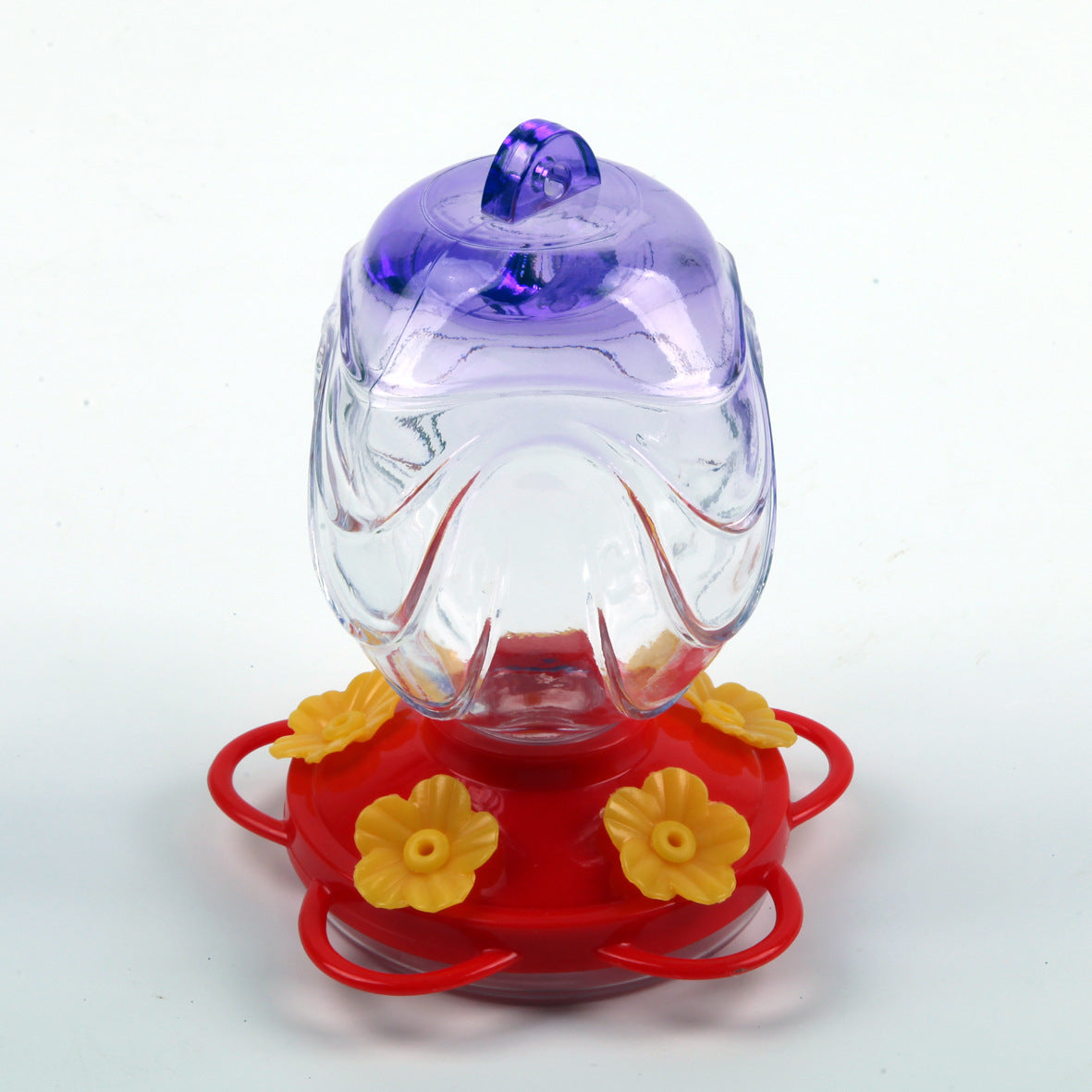 Painted Glass Feeder Glass Garden Decoration