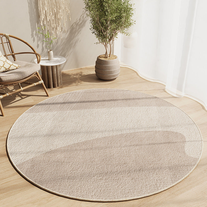 Simple Round Carpet Study Swivel Chair Absorbent Wear-resistant Skid Resistance Blanket